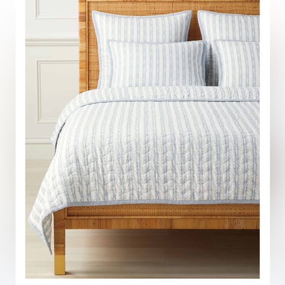 Serena and Lily Oceana Euro Sham Sky/light blue 1 - Picture 2 of 8